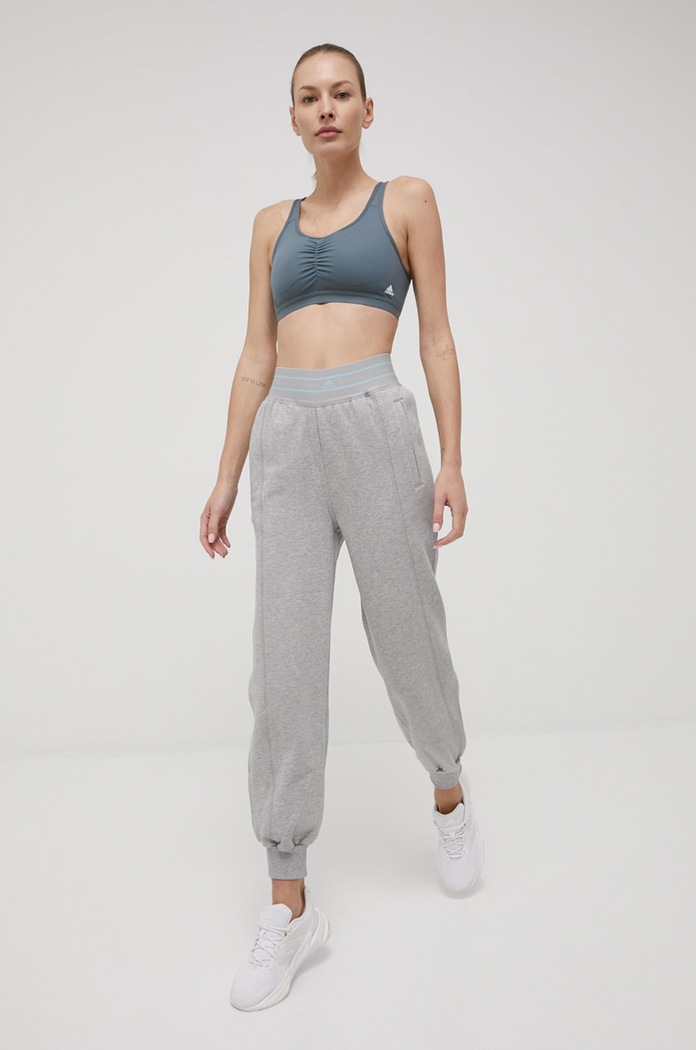 Športová podprsenka adidas Performance Coressentials HD7686 HD7686 modrá SS22
