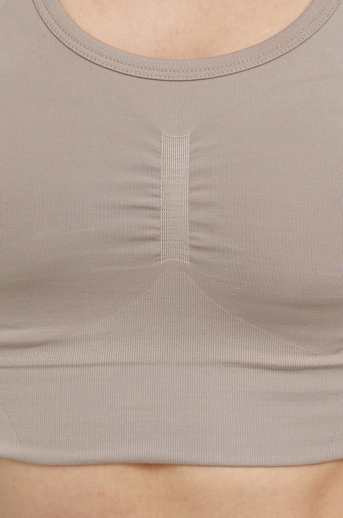 adidas Performance biustonosz sportowy HE2106 HE2106 brązowy