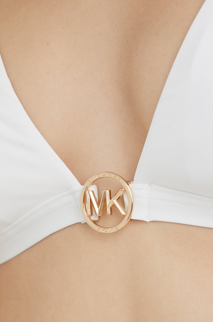 Bikini top MICHAEL Michael Kors λευκό MM7M509