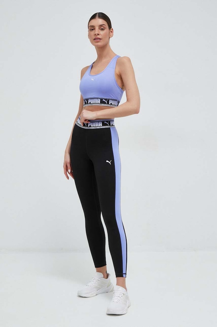 Sportovní podprsenka Puma Strong 521599 fialová AW23