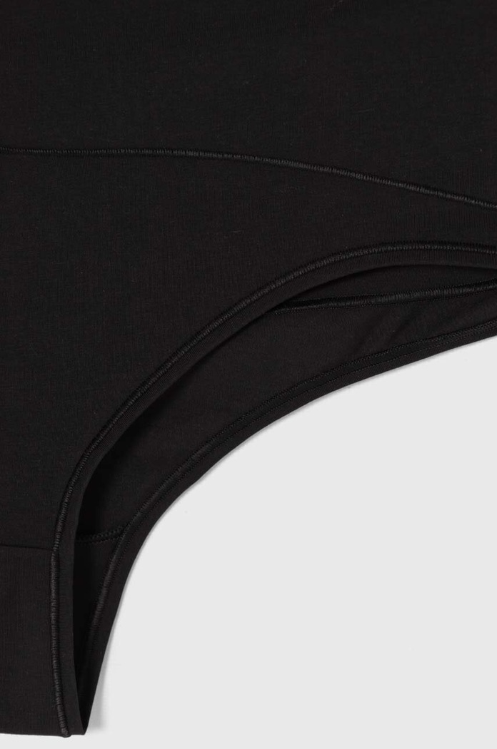 Odzież Spanx stringi modelujące Cotton Comfort Thong 40052R czarny