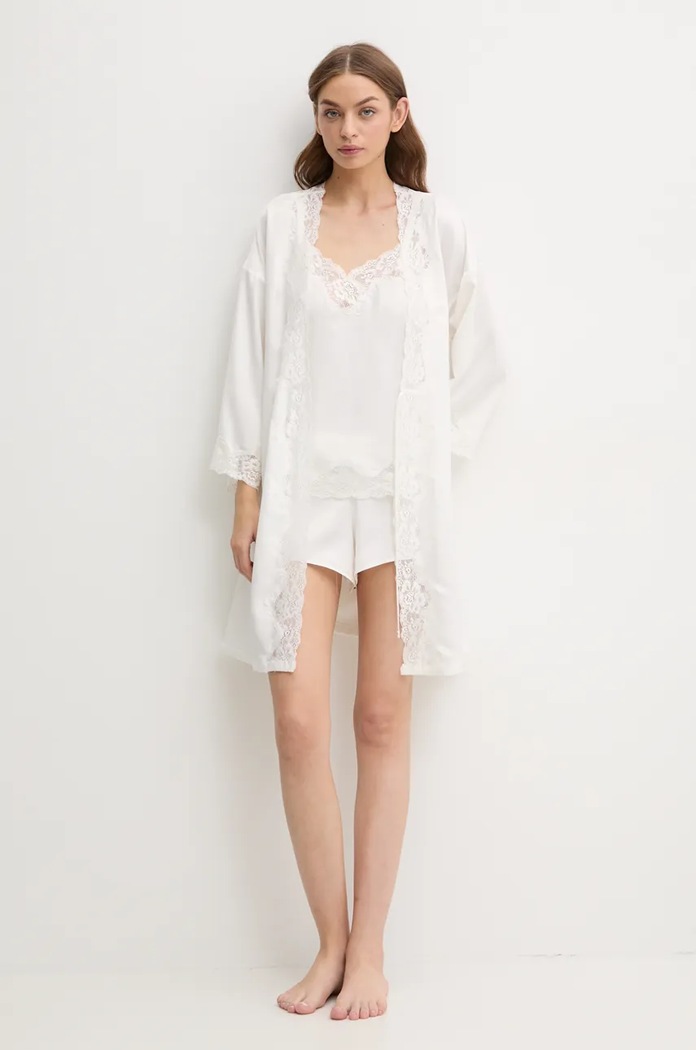 Pyžamo Lauren Ralph Lauren ILN11684 béžová AW25