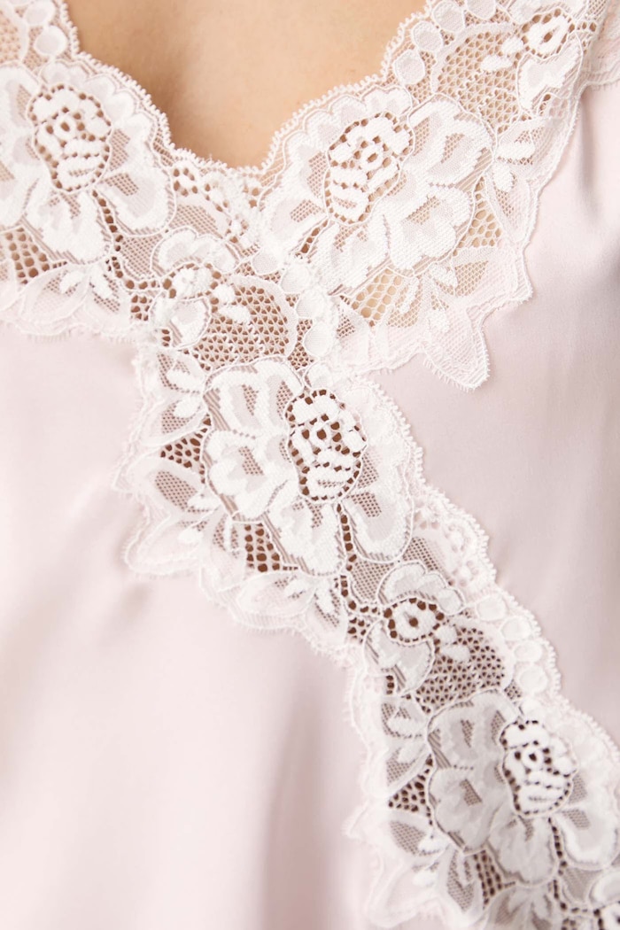 Koszula nocna damska Lauren Ralph Lauren ILN31684 różowy