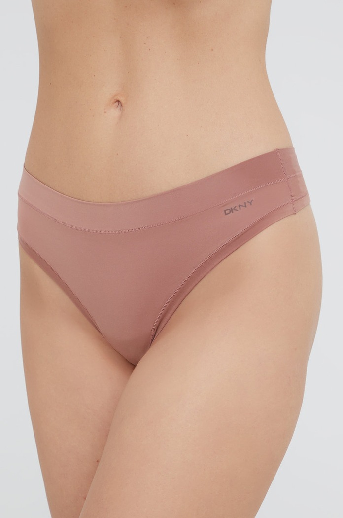 DKNY tangá dámske tangá hnedá DK8961