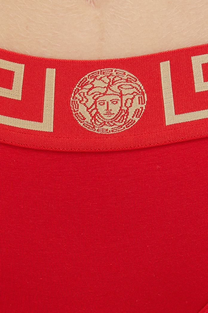 Oblečení Kalhotky Versace AUD01050 červená