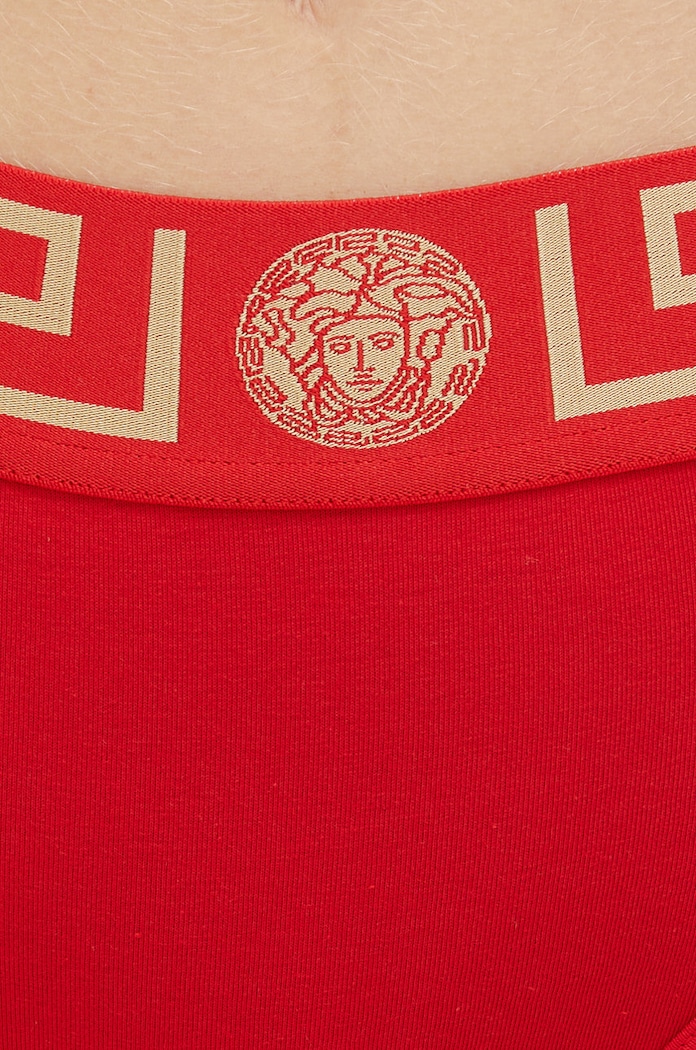 Oblečení Kalhotky Versace AUD01050 červená