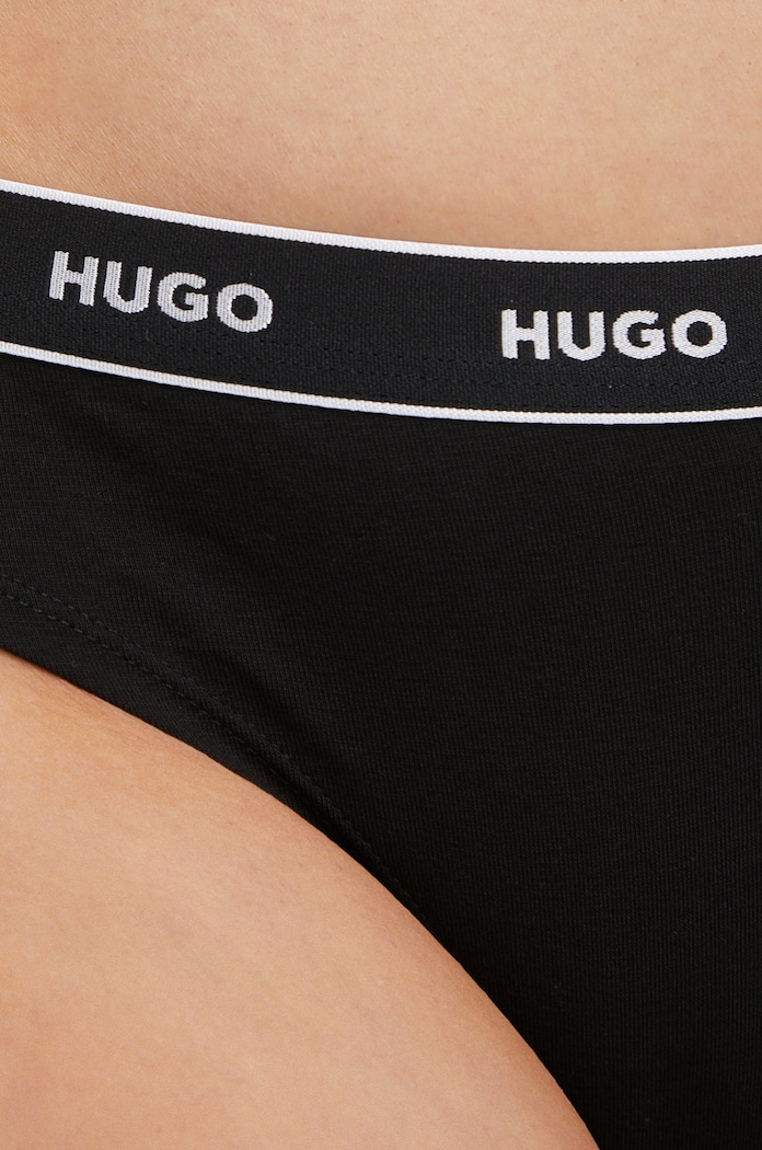 Ρούχα HUGO στρινγκ (3-pack) 50469681 50469681 μαύρο