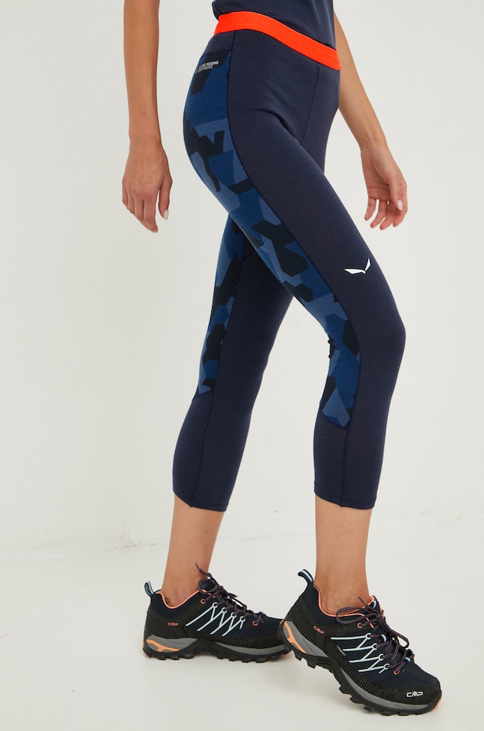 Odzież Salewa legginsy funkcyjne Cristallo 00.0000028210 granatowy