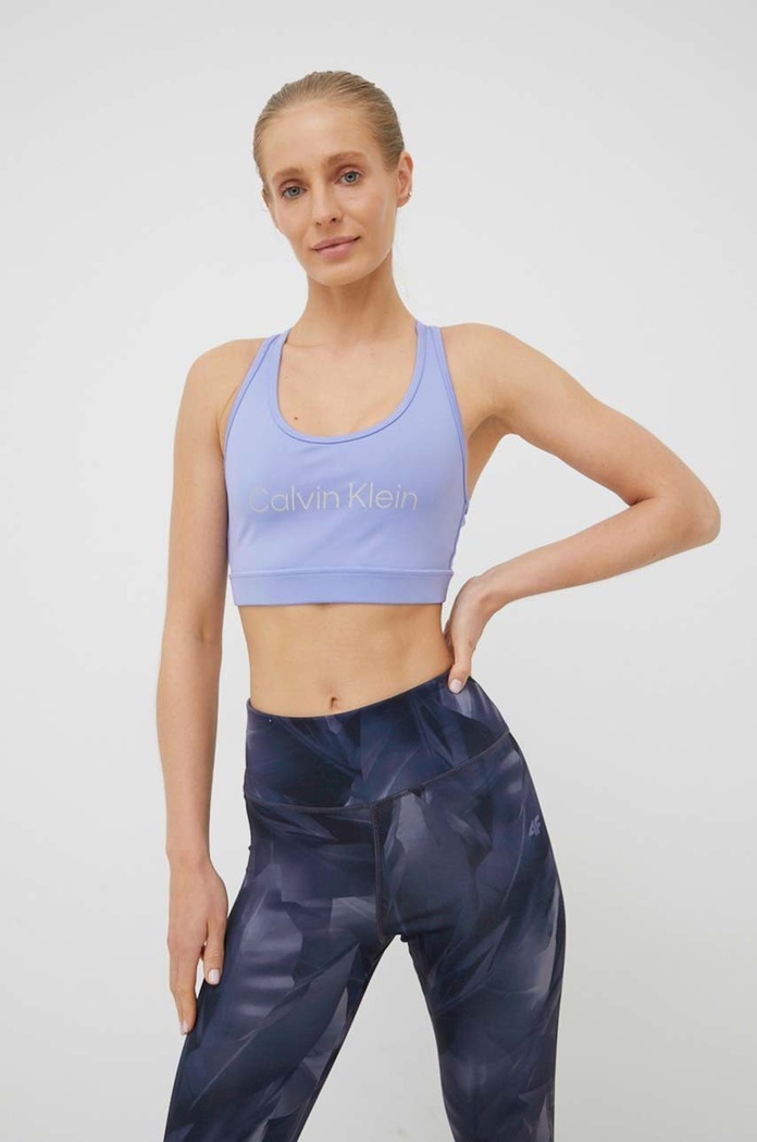 Calvin Klein Performance biustonosz sportowy CK Essentials miękka fioletowy 00GWS2K138.PPYY