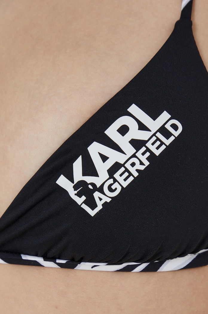Горнище на бански Karl Lagerfeld черен KL22WTP25