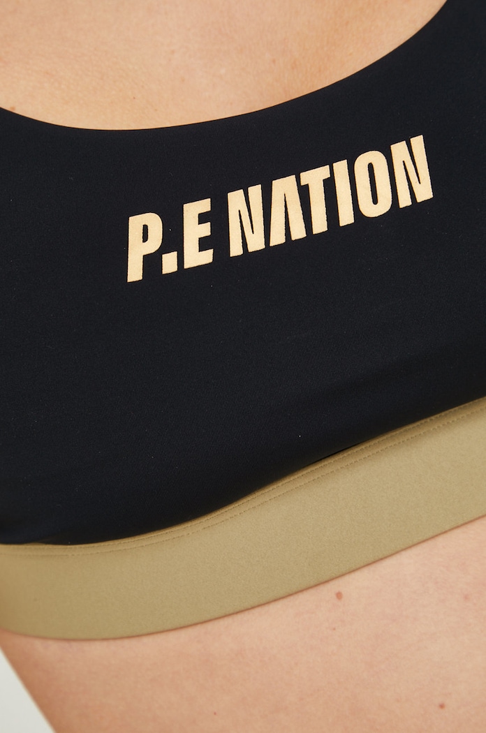 Спортен сутиен P.E Nation Elevate черен 22PE2C035