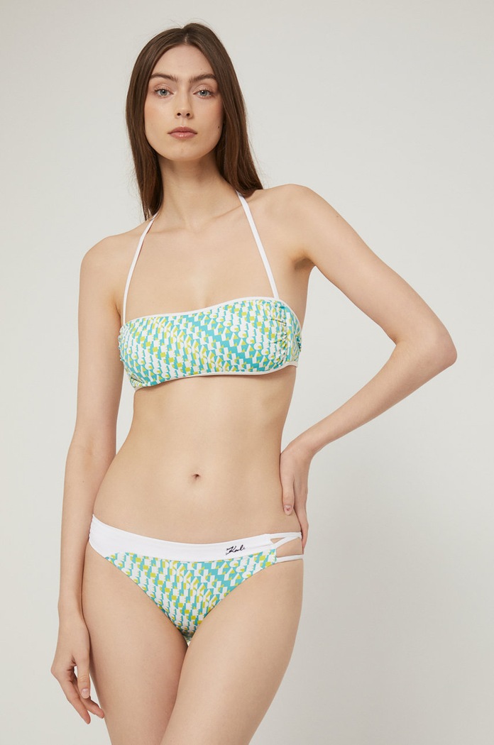 Abbigliamento Karl Lagerfeld top bikini KL20WTP27 blu