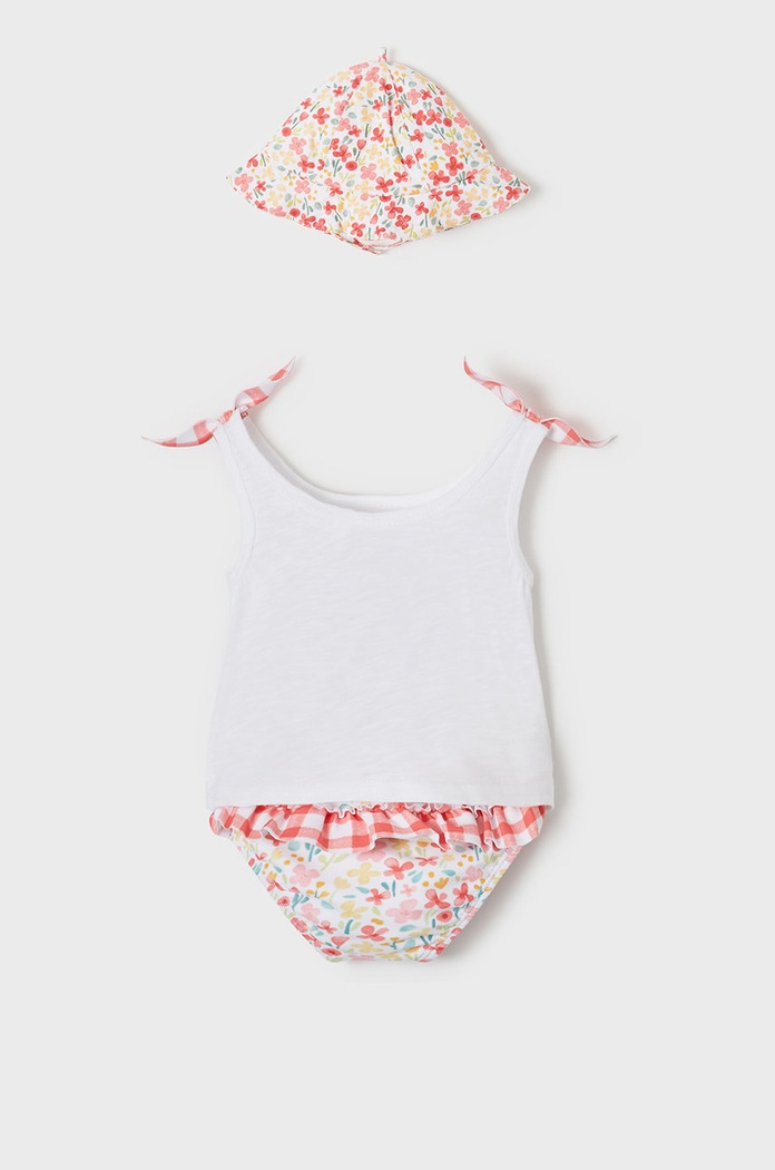 Mayoral Newborn strój kąpielowy dziecięcy 1620.2M.Newborn różowy SS22
