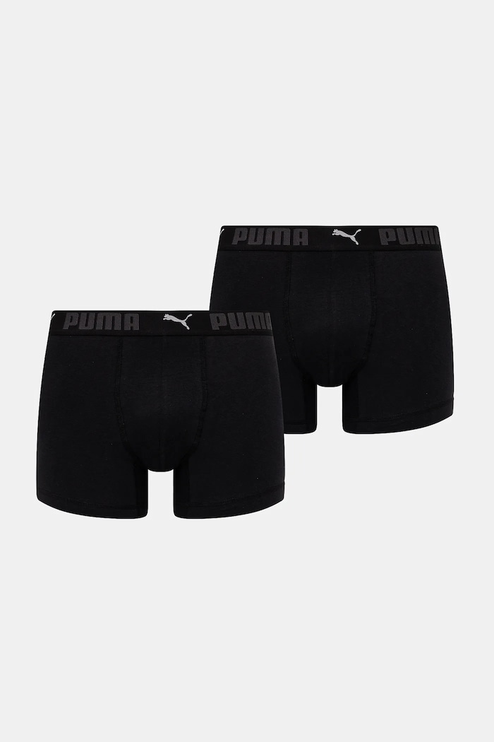 Puma bokserki 2-pack Sport dzianina czarny 935521