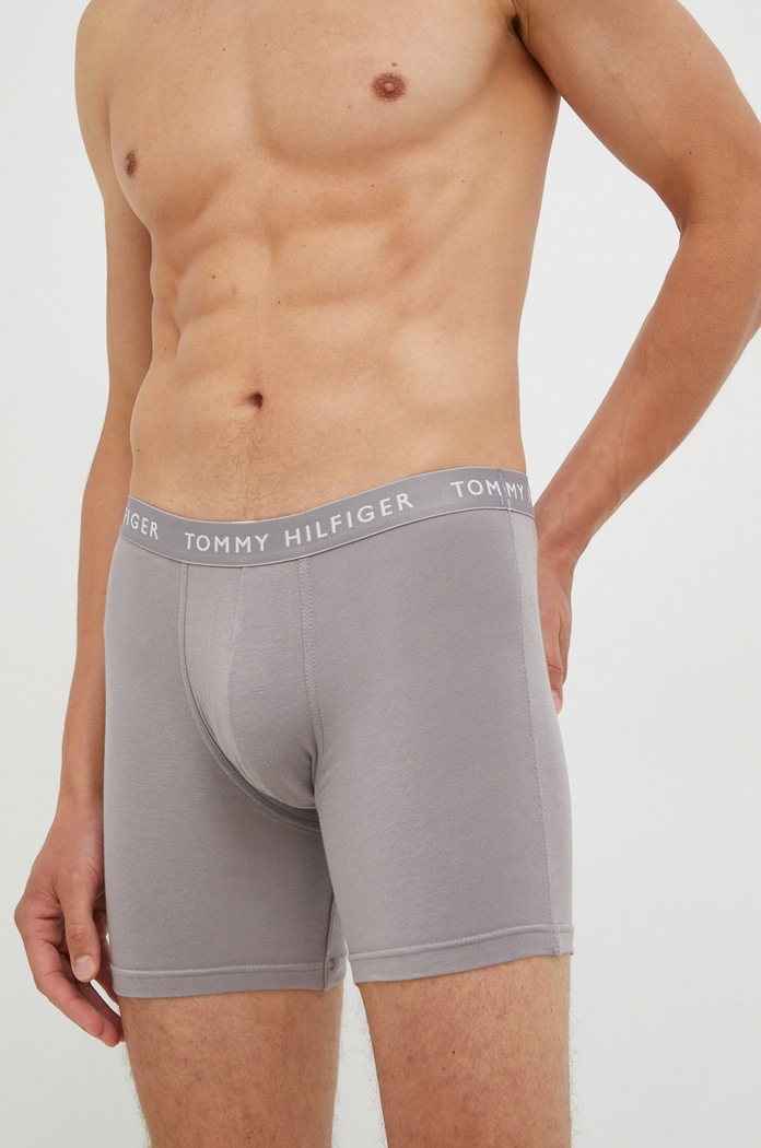Boxerky Tommy Hilfiger (3-pak) UM0UM02204.PPYY čierna SS22