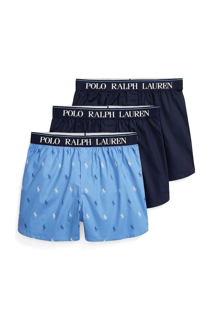 Boxerky Polo Ralph Lauren látka modrá 714866472002