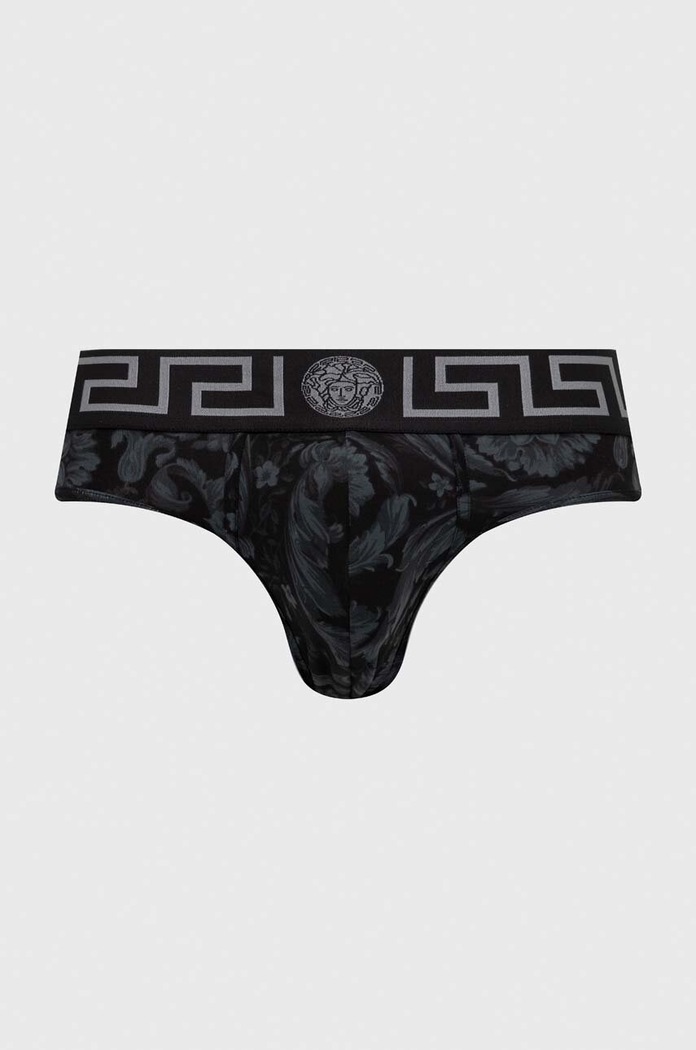 Versace slipy dzianina czarny 1001383
