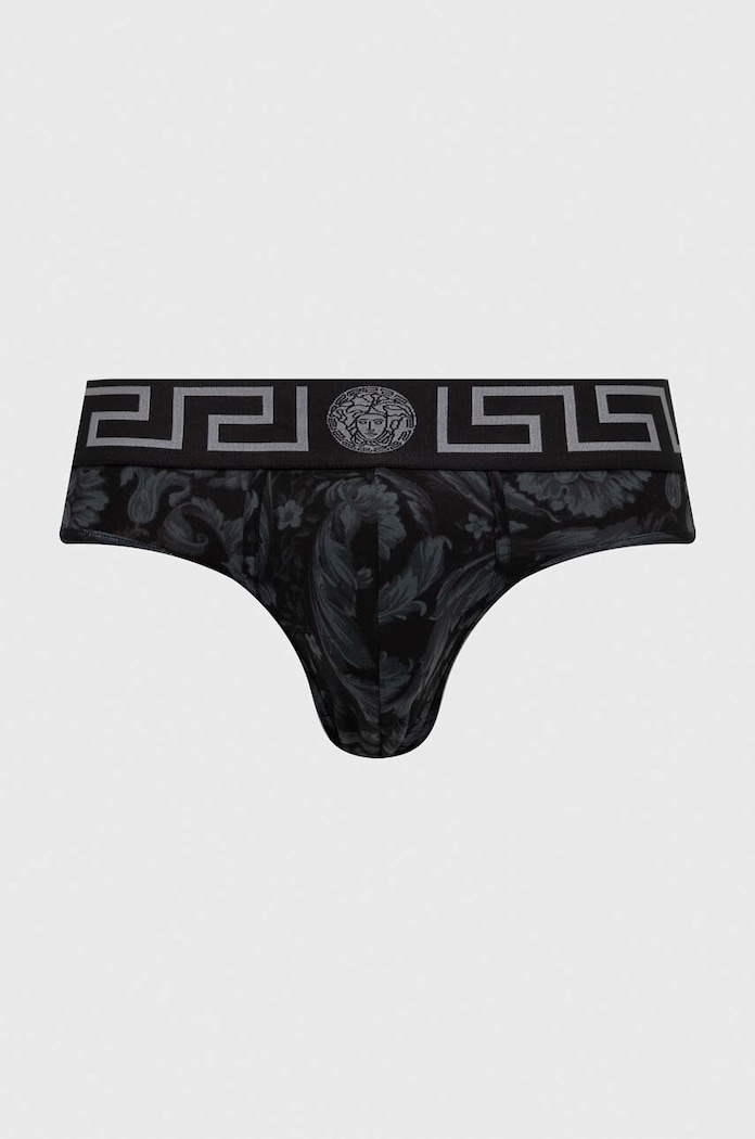 Versace slipy dzianina czarny 1001383