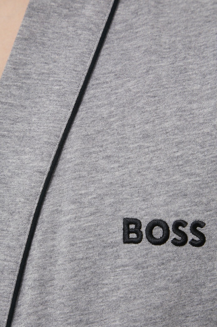 Βαμβακερή ρόμπα BOSS 50469624 γκρί