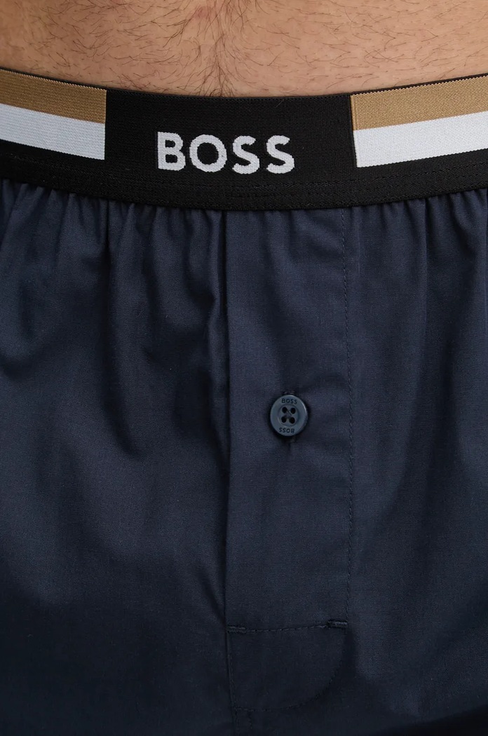 Bokserki bawełniane 2-pack BOSS granatowy 50469762