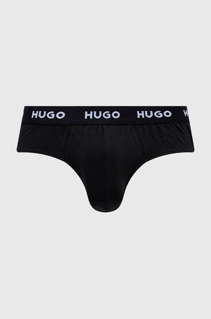 Сліпи HUGO (3-pack) HIPBRIEF TRIPLETPACK 50469763 чорний AA00