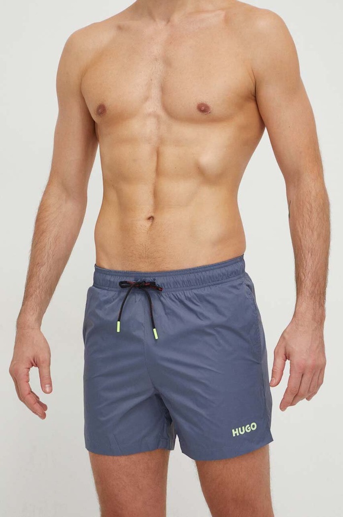 HUGO szorty kąpielowe 50469304 niebieski SS25