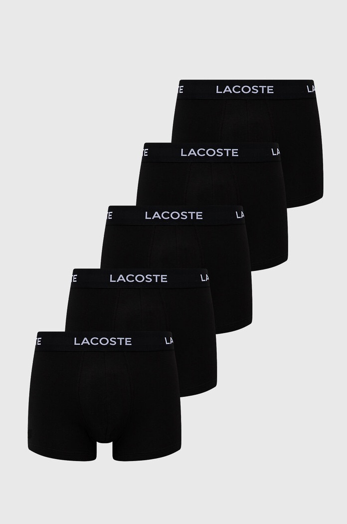 Lacoste bokserki (5-pack) 5H5203 nadruk czarny 5H5203