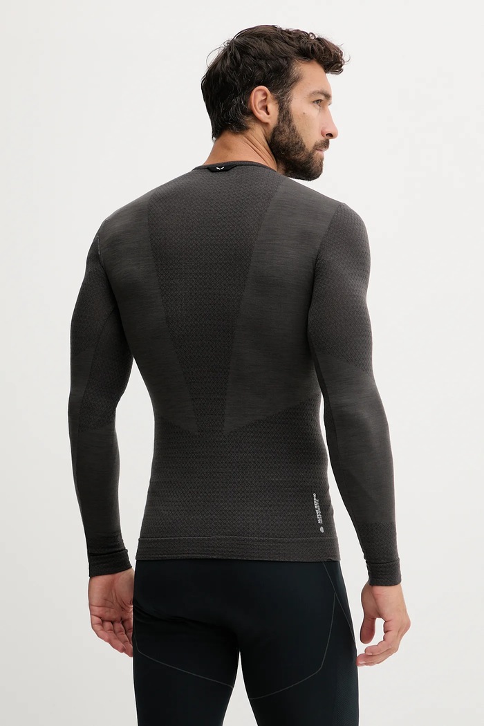 Îmbrăcăminte Salewa longsleeve funcțional 00.0000027957 gri