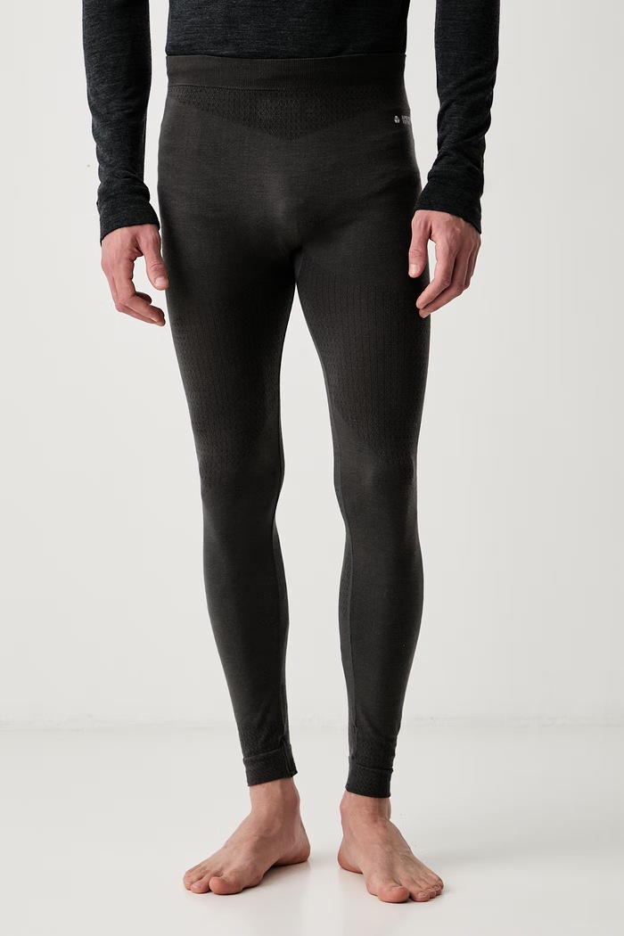Salewa legginsy termoaktywne męskie z wełną Zebru Medium 00.0000027965 szary AW24