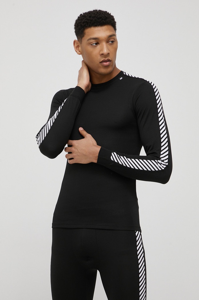 Helly Hansen longsleeve funcțional munte negru 48800