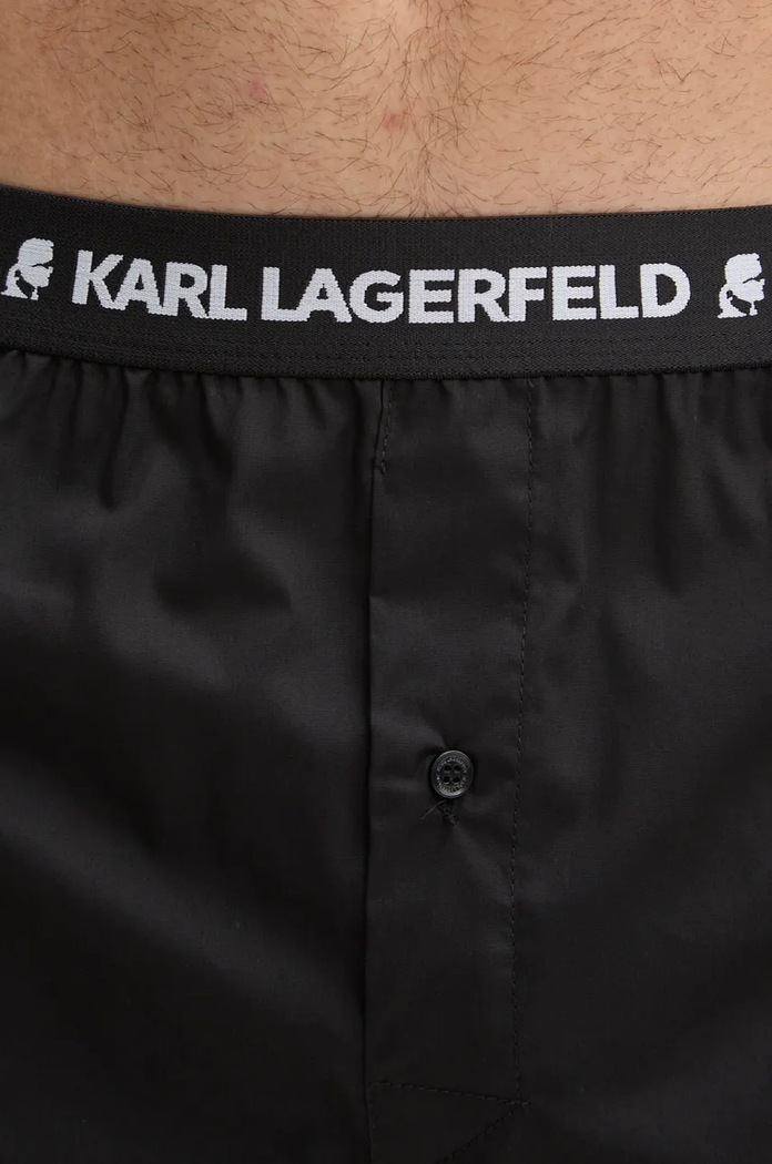 Oblečenie Bavlnené boxerky Karl Lagerfeld 221M2134 čierna