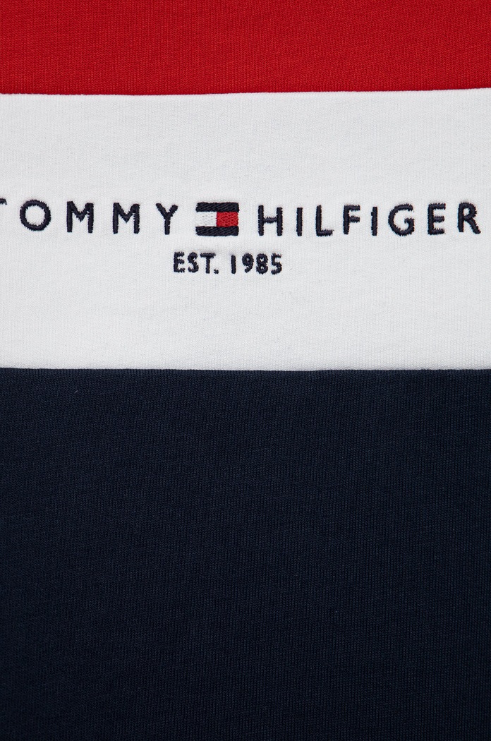 CHLAPEC Dětská bavlněná mikina Tommy Hilfiger KB0KB07115.PPYY námořnická modř