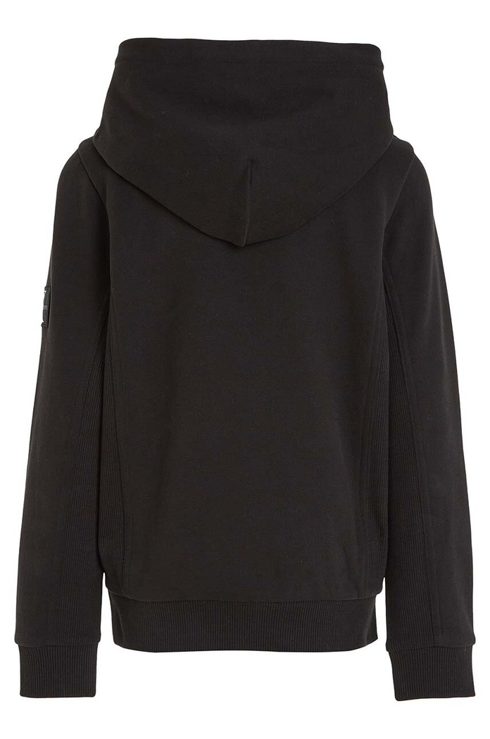 Băieți Calvin Klein Jeans hanorac de bumbac pentru copii IB0IB01114.PPYY negru