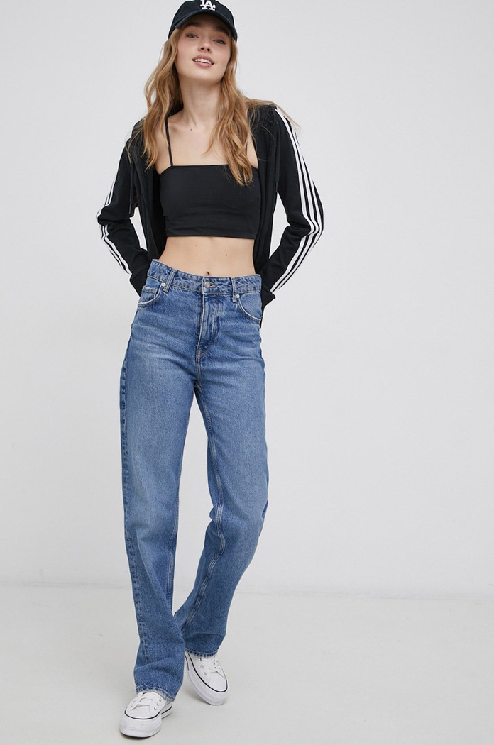 adidas - Bluza GL0798 z elastanem czarny GL0798