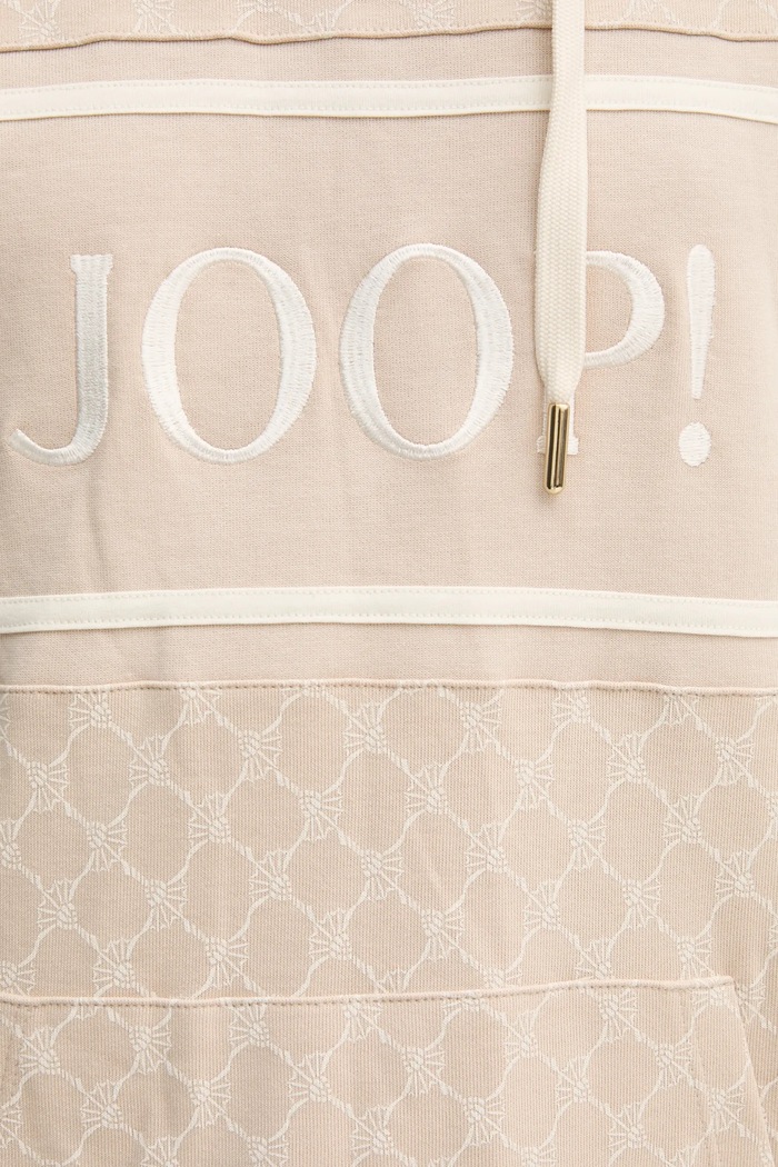 Joop! μπλούζα με κουκούλα γυναικεία με βαμβάκι 30030062 μπεζ