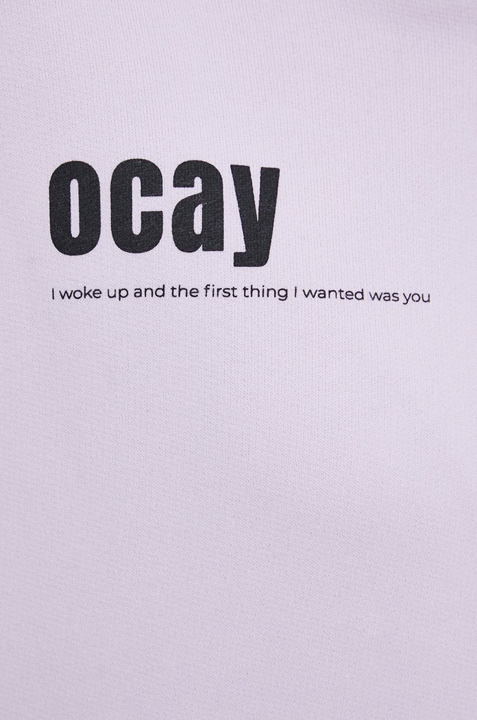 OCAY Bluza bawełniana 221230430521.521 fioletowy