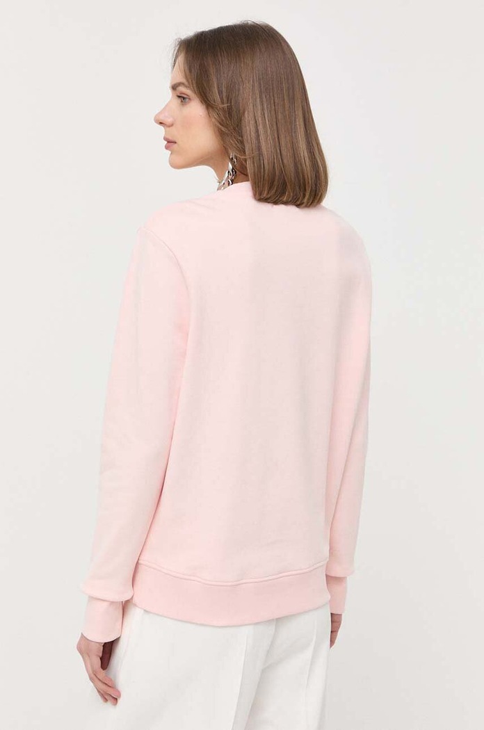 Odzież BOSS bluza bawełniana 50468357 różowy