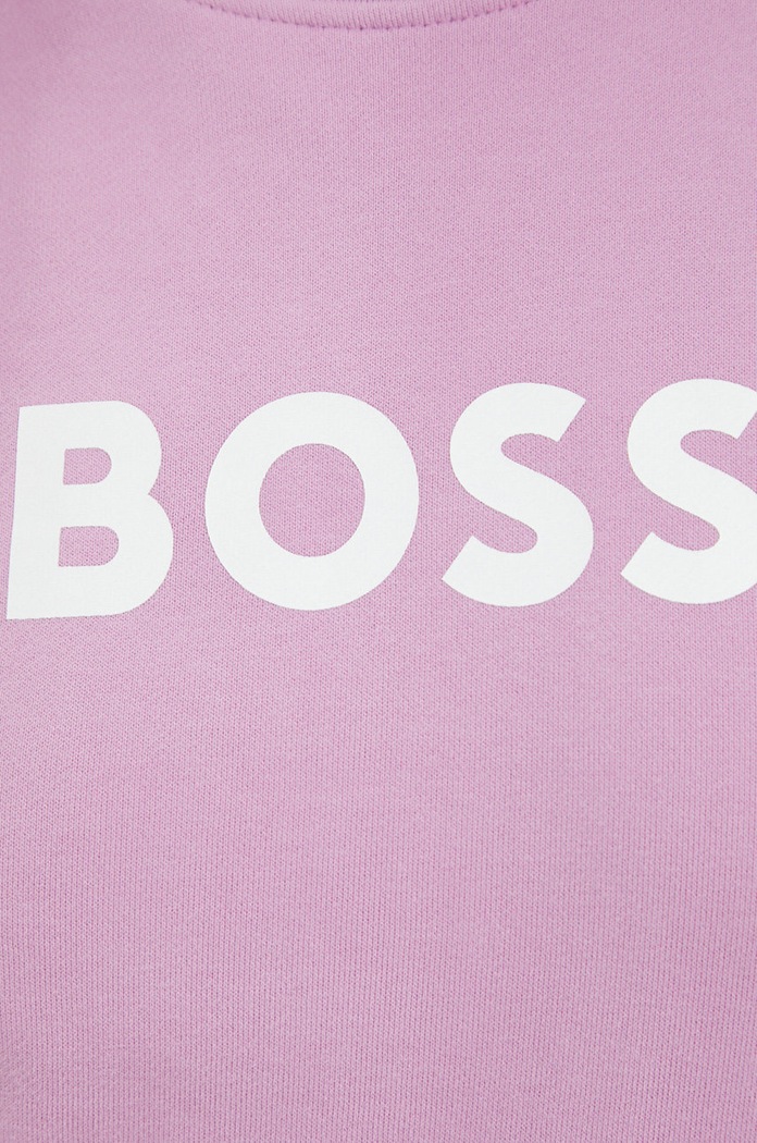 BOSS bluza bawełniana 50468357 różowy