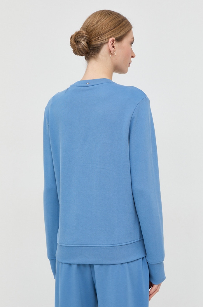 Odzież BOSS bluza bawełniana 50468357 niebieski