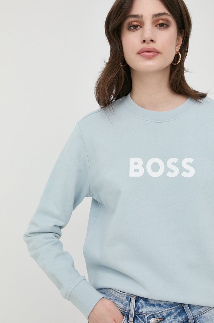BOSS bluza bawełniana 50468357 50468357 niebieski
