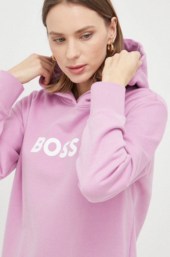 BOSS στάμπα ροζ 50468367
