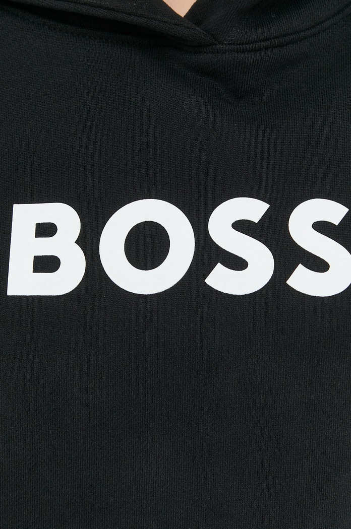 Bavlnená mikina BOSS 50468367 čierna