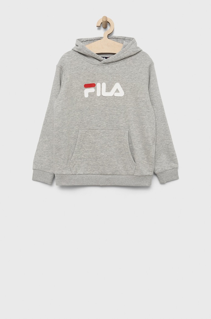 Fila bluza dziecięca z kapturem szary FAT0107