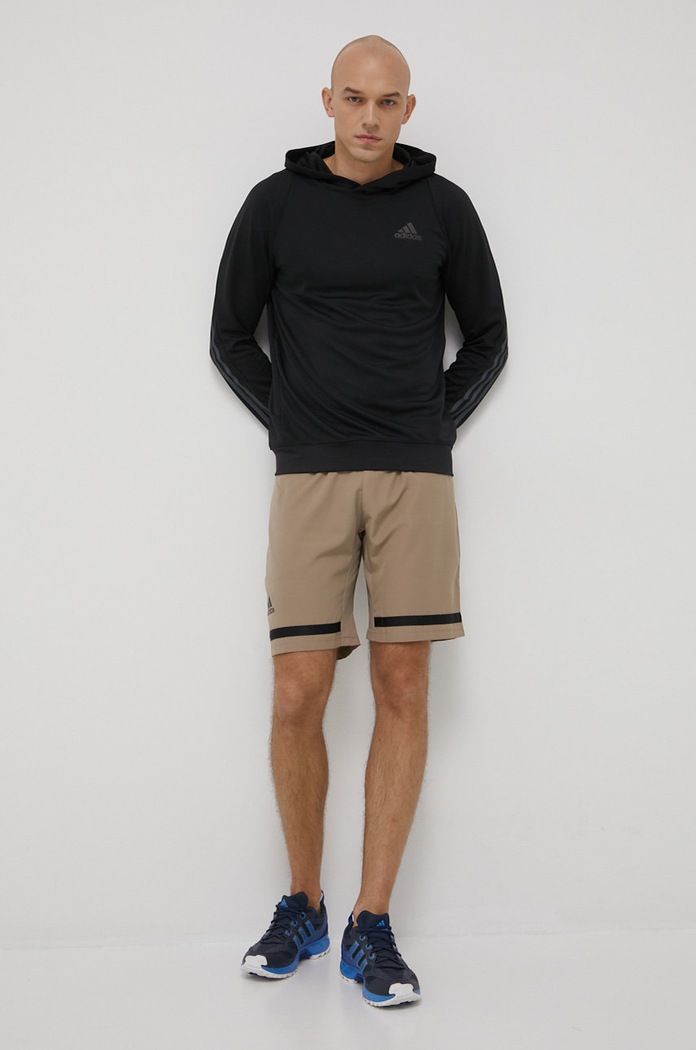 Joggingová mikina adidas Performance Run Icon HE2472 HE2472 černá SS22