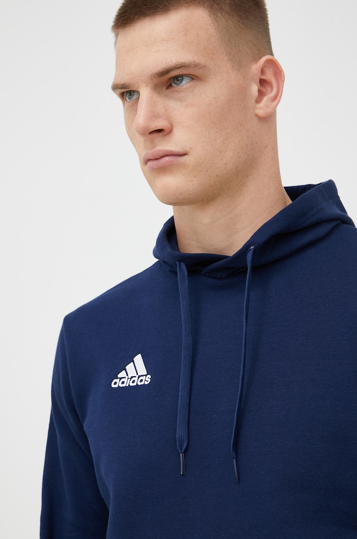 Tepláková mikina adidas Performance Entrada 22 tmavomodrá H57513