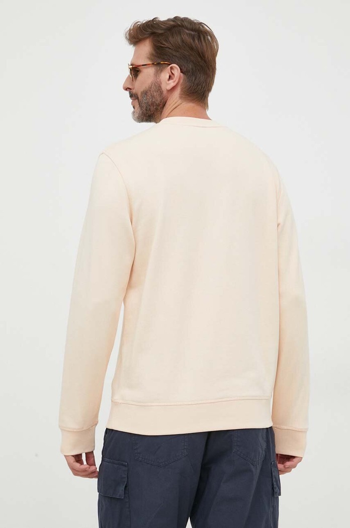 Oblečení Bavlněná mikina BOSS CASUAL 50468443 oranžová