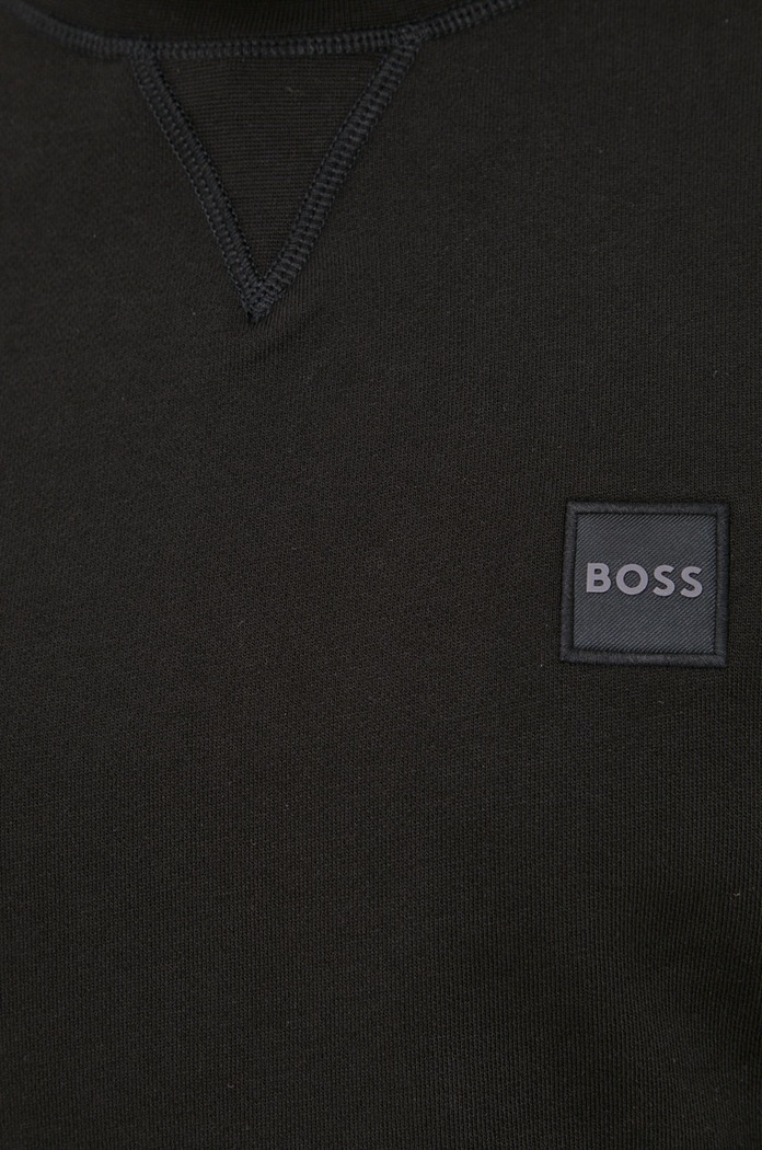 BOSS bluza bawełniana BOSS ORANGE BOSS Orange czarny 50468443