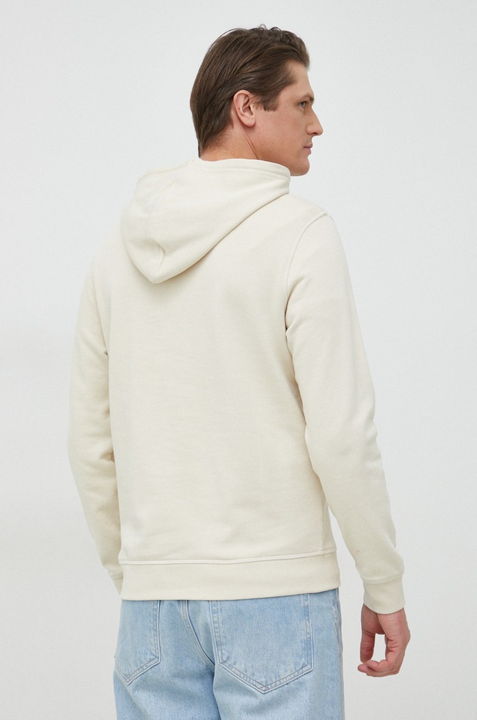Oblečení Bavlněná mikina BOSS CASUAL 50468445 béžová
