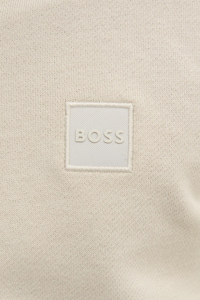 Bavlnená mikina BOSS BOSS CASUAL Zetrust 50468926 béžová