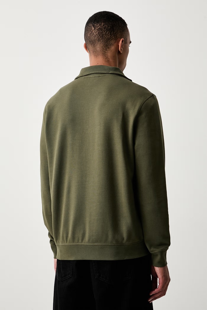 Odzież BOSS Orange bluza męska bawełniana Zetrust 50468926 zielony